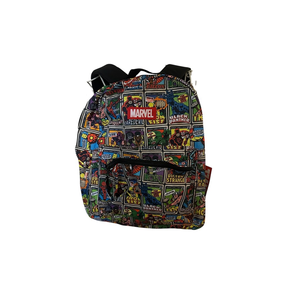 NWT Marvel Comics All Over Print Backpack Retro Comic Book Panel Bag